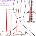 patron couture gratuit lapin