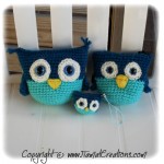 patron gratuit crochet hibou