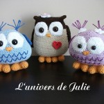 patron gratuit crochet hibou