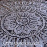 patron gratuit nappe ronde crochet