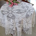 patron gratuit nappe ronde crochet