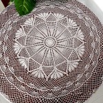 patron gratuit nappe ronde crochet