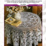 patron gratuit nappe ronde crochet