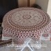 patron gratuit nappe ronde crochet