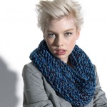 patron gratuit tricot snood femme