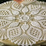 patron gratuit nappe au crochet