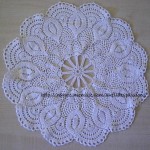 patron gratuit nappe au crochet