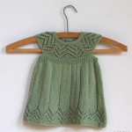modèle gratuit tricot robe bébé