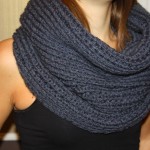 modèle gratuit tricot snood