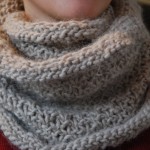 modèle gratuit tricot snood