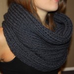 modèle gratuit tricot snood