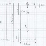 patron gratuit d'une jupe droite