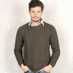 patron gratuit tricot pull homme