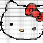 patron tricot gratuit hello kitty