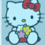 patron tricot gratuit hello kitty