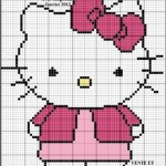 patron tricot gratuit hello kitty