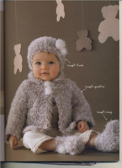 Cherche modele de tricot layette pour fille avec explic...