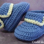 modèle gratuit crochet chausson bébé