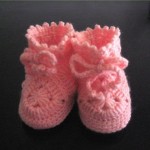 modèle gratuit crochet chausson bébé