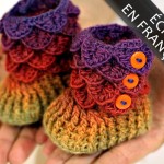 modèle gratuit crochet chausson bébé