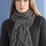 modèle gratuit tricot foulard