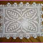 patron gratuit crochet nappe