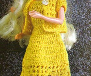 patron gratuit robe barbie au crochet