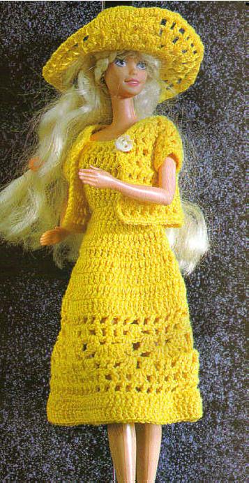 vetement barbie crochet