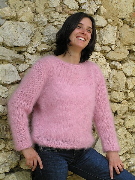 modele tricot mohair