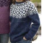 modèle gratuit tricot norvégien