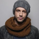 modèle tricot gratuit snood homme