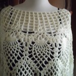 patron gratuit crochet poncho