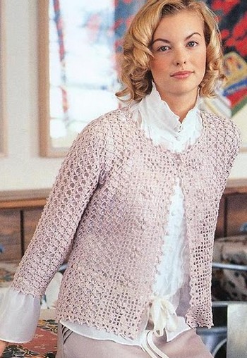 gilet crochet femme modele gratuit