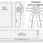 patron gratuit pantalon