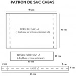 patron gratuit sac cabas