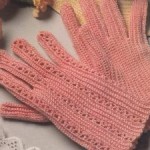 modèle gratuit gants crochet