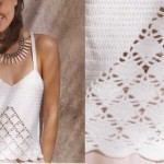 modèle gratuit tricot débardeur femme