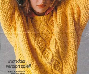 modèle gratuit tricot irlandais