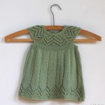 modèle gratuit tricot robe fille