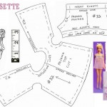 patron gratuit couture barbie