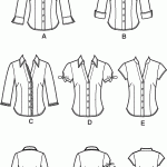 patron gratuit d'un chemisier