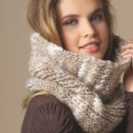 patron gratuit tricot snood