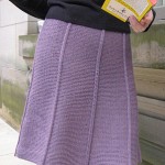 modèle gratuit tricot jupe