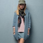 modèle tricot gratuit veste longue