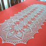 patron crochet gratuit chemin de table