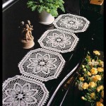 patron crochet gratuit chemin de table