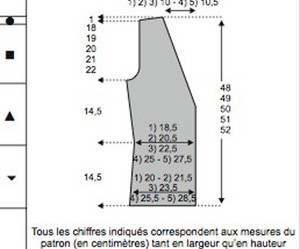 patron gratuit gilet sans manche