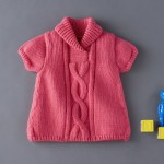 patron gratuit tricot robe bebe