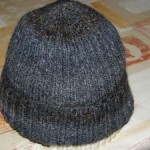 patron gratuit tricot tuque homme