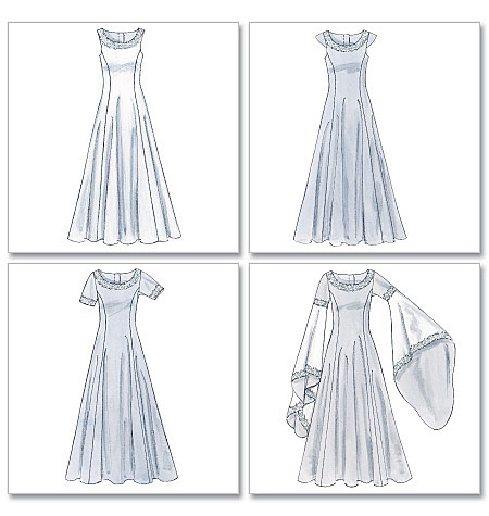 Patron Robe Medievale Gratuit